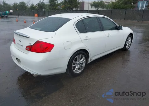 2012 Infiniti G25 Journey z USA, uszkodzony, nr VIN JN1DV6AP1CM810979